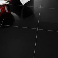 TILES PORC PLAIN BLACK 60*60